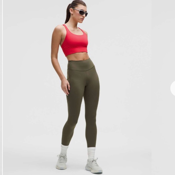 Lululemon Energy Longline Bra *Medium Support, B–D Cups Red Glow - Picture 4 of 10